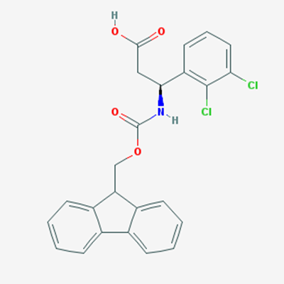 Picture of (S)-3-((((9H-Fluoren-9-yl)methoxy)carbonyl)amino)-3-(2,3-dichlorophenyl)propanoic acid