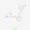 Picture of 1-(Dimethylamino)-3-(2-(3-methoxyphenethyl)phenoxy)propan-2-ol hydrochloride