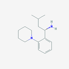 Picture of (S)-3-Methyl-1-(2-(piperidin-1-yl)phenyl)butan-1-amine