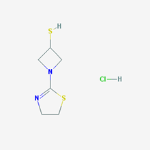 Picture of 1-(4,5-Dihydrothiazol-2-yl)azetidine-3-thiol hydrochloride