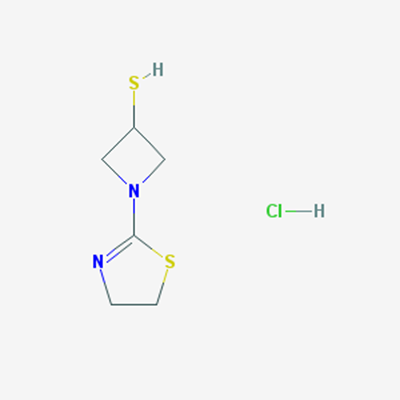 Picture of 1-(4,5-Dihydrothiazol-2-yl)azetidine-3-thiol hydrochloride