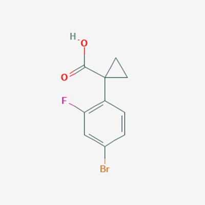 Picture of 1-(4-Bromo-2-fluorophenyl)cyclopropanecarboxylic acid