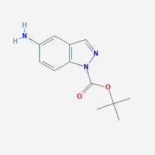 Picture of tert-Butyl 5-amino-1H-indazole-1-carboxylate