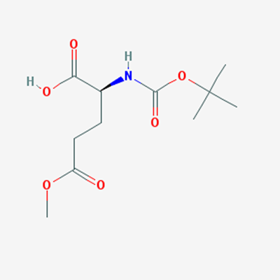 Picture of (S)-2-((tert-Butoxycarbonyl)amino)-5-methoxy-5-oxopentanoic acid