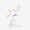 Picture of (2S)-2-((tert-Butoxycarbonyl)amino)-2-(3-hydroxyadamantan-1-yl)acetic acid