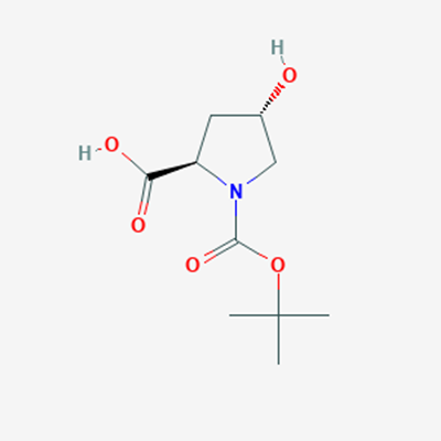 Picture of (2R,4S)-1-(tert-Butoxycarbonyl)-4-hydroxypyrrolidine-2-carboxylic acid