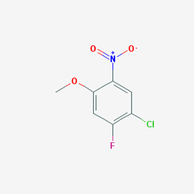 Picture of 1-Chloro-2-fluoro-4-methoxy-5-nitrobenzene