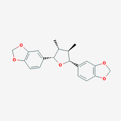 Picture of rel-(8R,8R)-dimethyl-(7S,7R)-bis(3,4-methylenedioxyphenyl)tetrahydro-furan(Standard Reference Material)