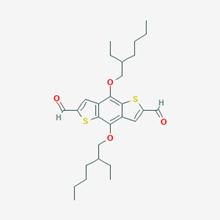 Picture of 4,8-bis((2-ethylhexyl)oxy)benzo[1,2-b:4,5-b]dithiophene-2,6-dicarbaldehyde