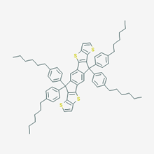 Picture of 6,6,12,12-tetrakis(4-hexylphenyl)-s-indacenodithieno[3,2-b]thiophene