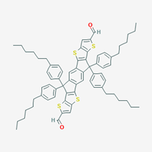 Picture of Dithieno[2,3-d:2,3-d]-s-indaceno[1,2-b:5,6-b]dithiophene-2,8-dicarboxaldehyde, 6,6,12,12-tetrakis(4-hexylphenyl)-6,12-dihydro