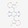 Picture of 4,8-bis(5-bromo-2,3-dihydrothieno[3,4-b][1,4]dioxin-2-yl)benzo[1,2-c;4,5-c]bis[1,2,5]thiadiazole