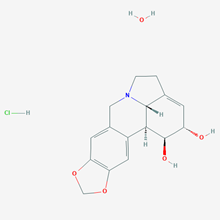 Picture of (1S,2S,3a1S,12bS)-2,3a1,4,5,7,12b-Hexahydro-1H-[1,3]dioxolo[4,5-j]pyrrolo[3,2,1-de]phenanthridine-1,2-diol hydrochloride hydrate