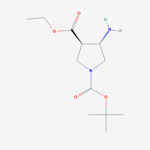 Picture of (3R,4S)-1-tert-Butyl 3-ethyl 4-aminopyrrolidine-1,3-dicarboxylate