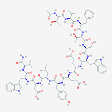 Picture of (3S,6S,9S,12S,15S)-15-((2S,5S,8S,11S,14S,17S)-2-((1H-Indol-3-yl)methyl)-11-benzyl-8,17-bis((R)-1-hydroxyethyl)-5-(hydroxymethyl)-14-isopropyl-4,7,10,13,16,19-hexaoxo-3,6,9,12,15,18-hexaazaicosanamido)-3-(((S)-1-(((S)-1-amino-3-methyl-1-oxobutan-2-yl)amino