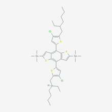 Picture of (4,8-Bis(4-chloro-5-(2-ethylhexyl)thiophen-2-yl)benzo[1,2-b:4,5-b']dithiophene-2,6-diyl)bis(trimethylstannane)