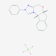 Picture of (5aR,10bS)-2-Phenyl-4,5a,6,10b-tetrahydro-2H-indeno[2,1-b][1,2,4]triazolo[4,3-d][1,4]oxazin-11-ium tetrafluoroborate