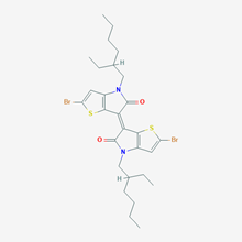 Picture of (6E)-2-Bromo-6-[2-bromo-4-(2-ethylhexyl)-5-oxothieno[3,2-b]pyrrol-6-ylidene]-4-(2-ethylhexyl)thieno[3,2-b]pyrrol-5-one