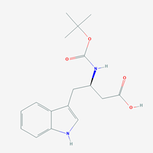 Picture of (R)-3-((tert-Butoxycarbonyl)amino)-4-(1H-indol-3-yl)butanoic acid