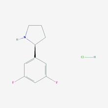 Picture of (S)-2-(3,5-Difluorophenyl)pyrrolidine hydrochloride