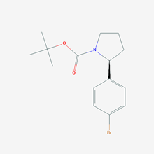 Picture of (S)-tert-butyl 2-(4-bromophenyl)pyrrolidine-1-carboxylate