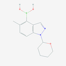 Picture of [5-Methyl-1-(oxan-2-yl)-1H-indazol-4-yl]boronic acid