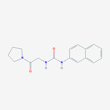 Picture of 1-(Naphthalen-2-yl)-3-(2-oxo-2-(pyrrolidin-1-yl)ethyl)urea