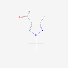 Picture of 1-(tert-Butyl)-3-methyl-1H-pyrazole-4-carbaldehyde