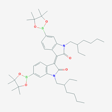 Picture of 1,1'-Bis-(2-ethyl-hexyl)-6,6'-bis-(4,4,5,5-tetramethyl-[1,3,2]dioxaborolan-2-yl)-1H,1'H-[3,3']biindolylidene-2,2'-dione