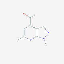 Picture of 1,6-Dimethyl-1H-pyrazolo[3,4-b]pyridine-4-carbaldehyde