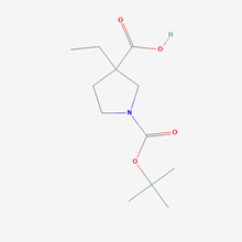 Picture of 1-[(tert-Butoxy)carbonyl]-3-ethylpyrrolidine-3-carboxylic acid