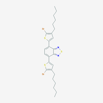 Picture of 4,7-bis(5-bromo-4-hexylthiophen-2-yl)benzo[c][1,2,5]thiadiazole