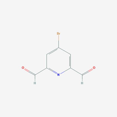 Picture of 4-Bromopyridine-2,6-dicarbaldehyde