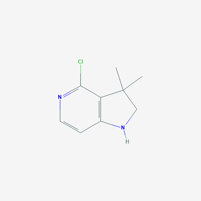 Picture of 4-Chloro-3,3-dimethyl-2,3-dihydro-1H-pyrrolo[3,2-c]pyridine