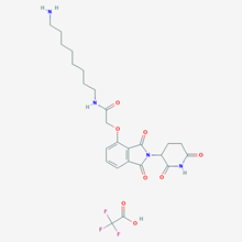 Picture of N-(8-Aminooctyl)-2-((2-(2,6-dioxopiperidin-3-yl)-1,3-dioxoisoindolin-4-yl)oxy)acetamide 2,2,2-trifluoroacetate