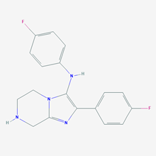 Picture of N,2-Bis(4-fluorophenyl)-5,6,7,8-tetrahydroimidazo[1,2-a]pyrazin-3-amine