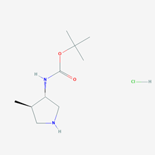 Picture of tert-Butyl (3S,4R)-4-methylpyrrolidin-3-ylcarbamate hydrochloride