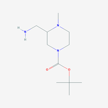 Picture of tert-Butyl 3-(aminomethyl)-4-methylpiperazine-1-carboxylate