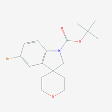 Picture of tert-Butyl 5-bromo-2',3',5',6'-tetrahydrospiro[indoline-3,4'-pyran]-1-carboxylate