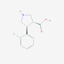 Picture of trans-4-(2-Chlorophenyl)pyrrolidine-3-carboxylic acid