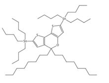 Picture of (5,5-dioctyl-5H-dithieno[3,2-b:2',3'-d]pyran-2,7-diyl)bis(tributylstannane)