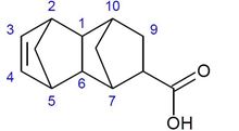 Picture of tetracyclo[4.4.0.12,5.17,10]dodec-3-ene-8-carboxylic acid